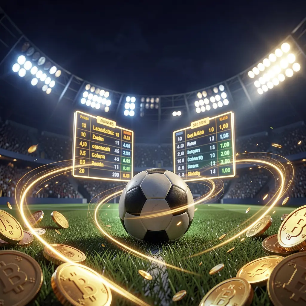 3S BD sports betting page hero banner featuring a football stadium at night with bright floodlights, a soccer ball on green grass, glowing odds panels, golden coins, and dynamic light trails in a premium dark blue and gold cinematic 3D render 3S BD sports betting page hero banner featuring a football stadium at night with bright floodlights, a soccer ball on green grass, glowing odds panels, golden coins, and dynamic light trails in a premium dark blue and gold cinematic 3D render