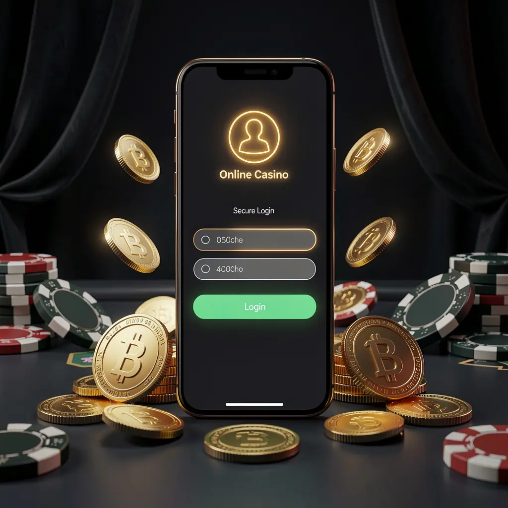 3S BD online casino login page hero banner featuring a modern smartphone displaying a secure login screen with a glowing user profile icon, surrounded by golden coins and poker chips on a dark luxury background 3S BD online casino login page hero banner featuring a modern smartphone displaying a secure login screen with a glowing user profile icon, surrounded by golden coins and poker chips on a dark luxury background